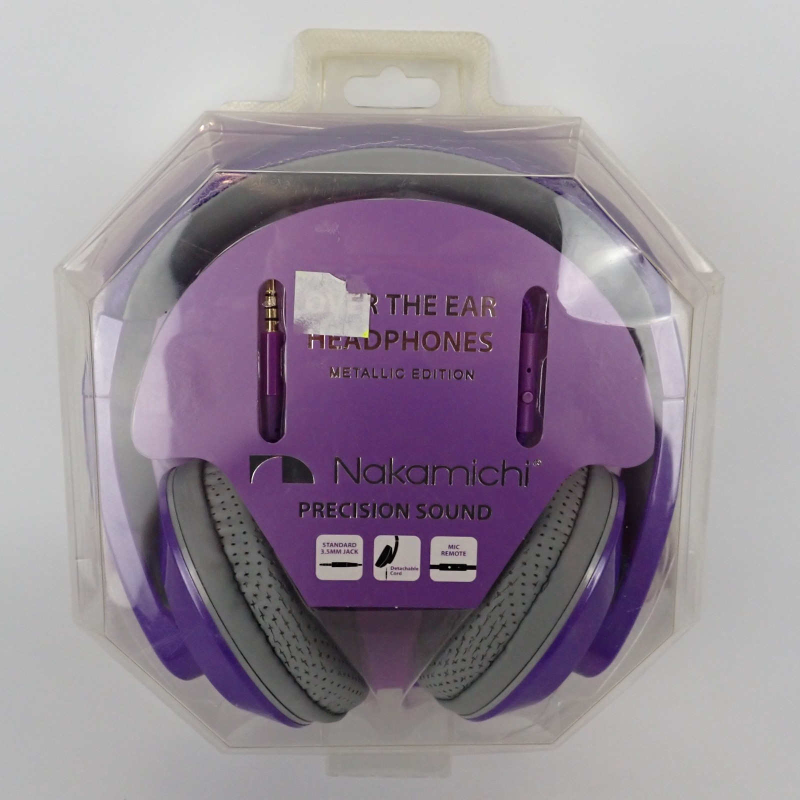 Nakamichi NK780M Over-Ear Headphones Metallic Purple Precision Sound – NEW
