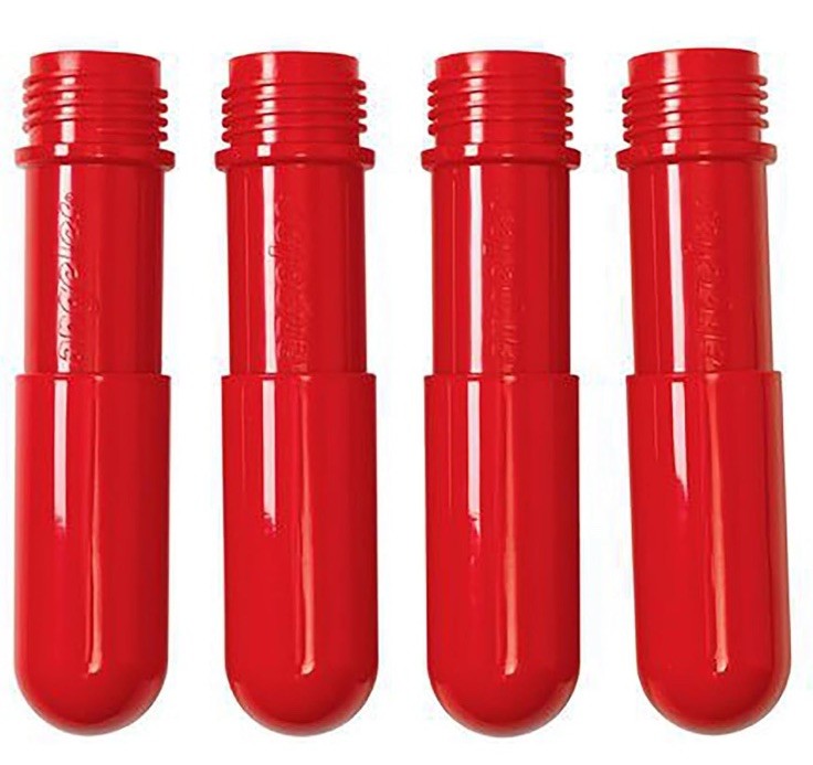 Angeles Baseline 12” Table Legs 4pk Candy Apply Red; New In Box
