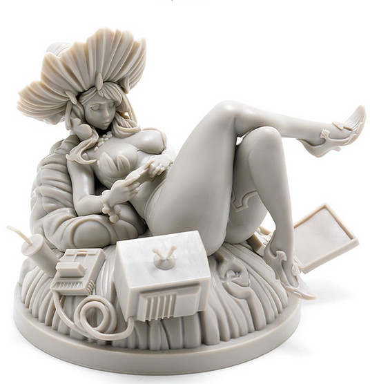 █ 54mm Kingdom Death Pinup Disciple of the Witch Unassembled WH422