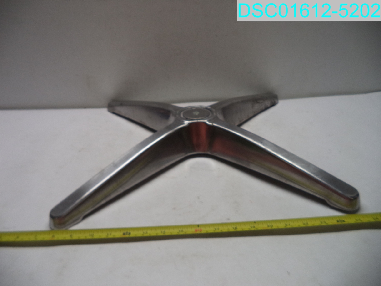 Aluminum Office Chair Base 26" OD C To C 5/16"-18 Threads