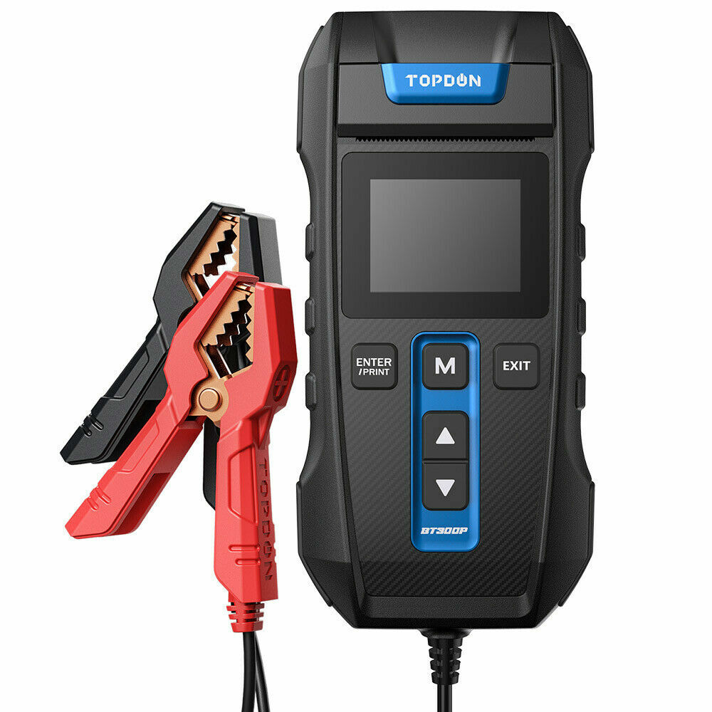 🥇TOPDON BT300P 24V 12V Heavy Duty Truck Battery Tester Cranking &Charging Tests