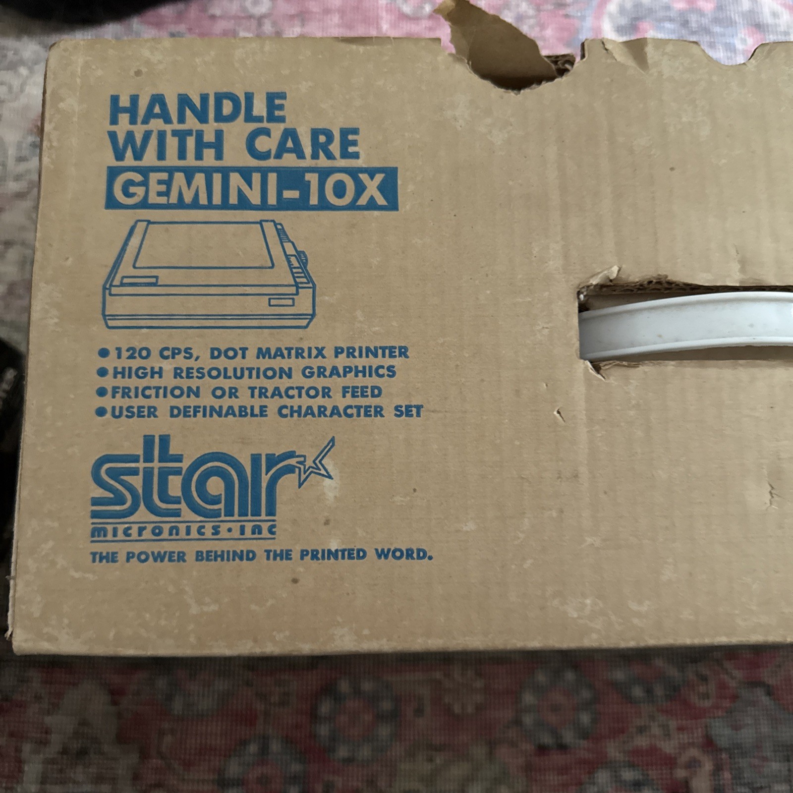 Star Micronics Japan Gemini 10X Dot Matrix Printer w/ Original Box Works New?