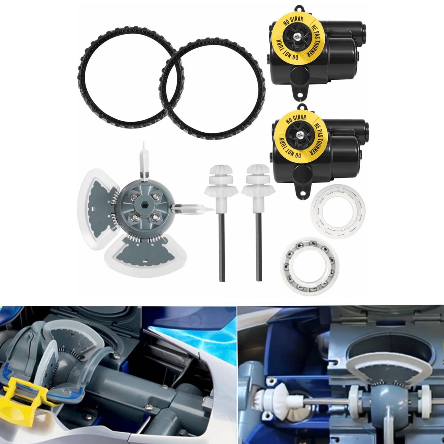 Maintenance Kit Flex Power Turbine for Zodiac R0796200 MX8 Elite Pool Cleaners