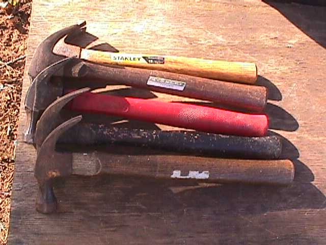 Vintage STANLEY CLAW HAMMERS YOU RESTORE