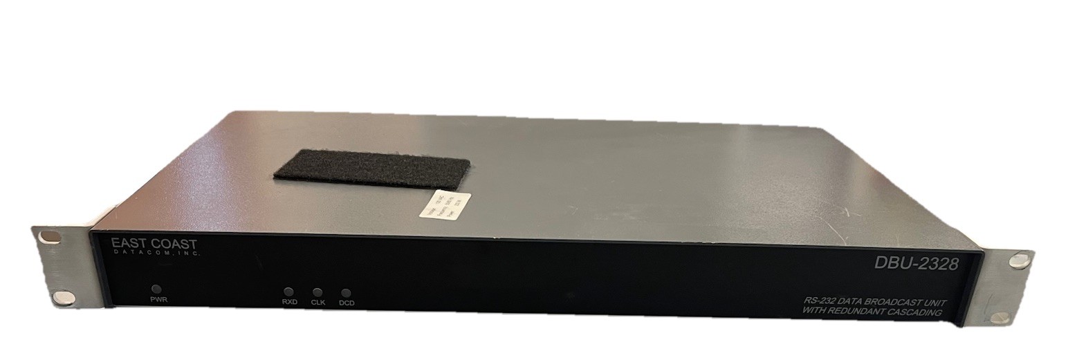 East Coast Datacom DBU-2328 RS-232 Data Broadcast Unit With Redundant Cascading