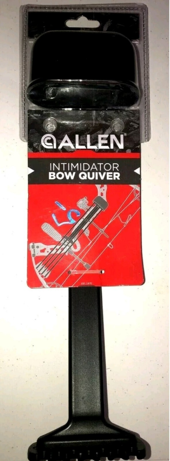 Allen Intimidator Bow Quiver 7031A Holds 4 Carbon, Aluminum or Fiberglass Arrows