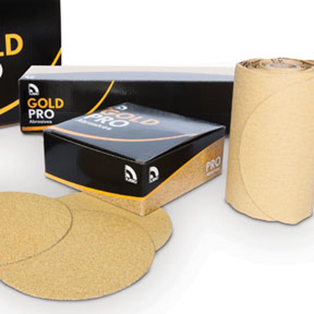 6" GOLD PRO Paperbacked Abrasive PSA Disc, P400 USC-082316 Brand New!