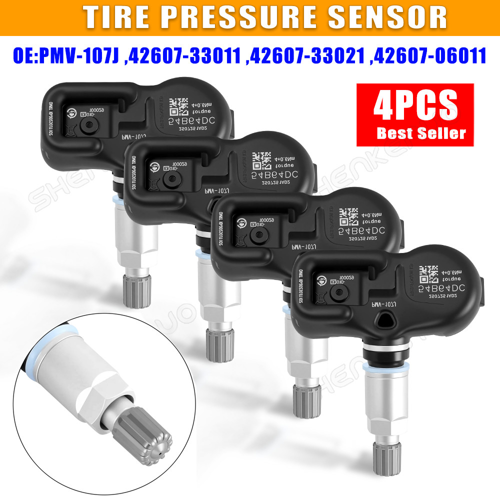 4x Genuine TPMS 42607-33021 Tire Pressure Sensor PMV-107J for Lexus ES350 07-12