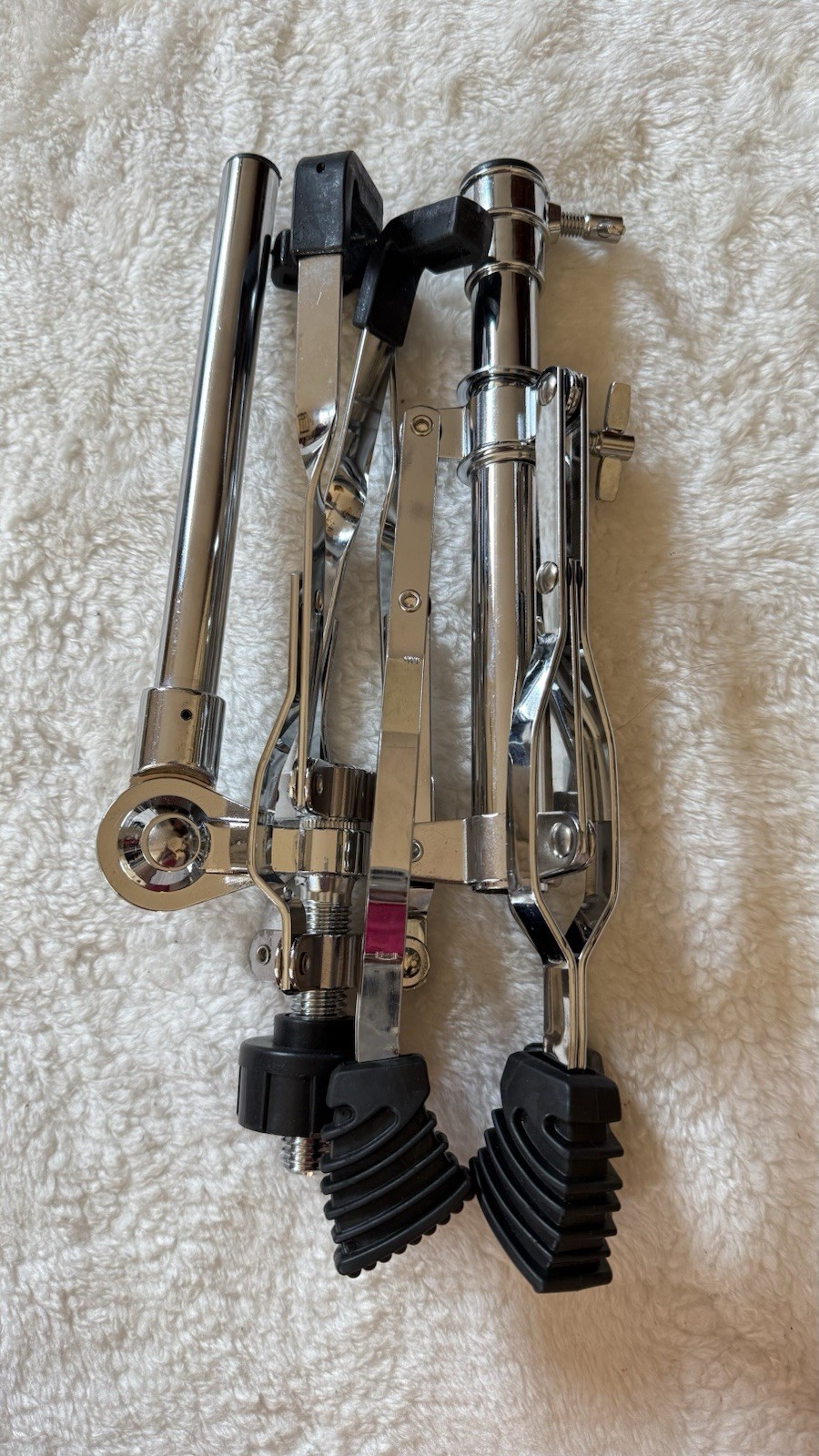 Snare drum stand Chrome Double Braced