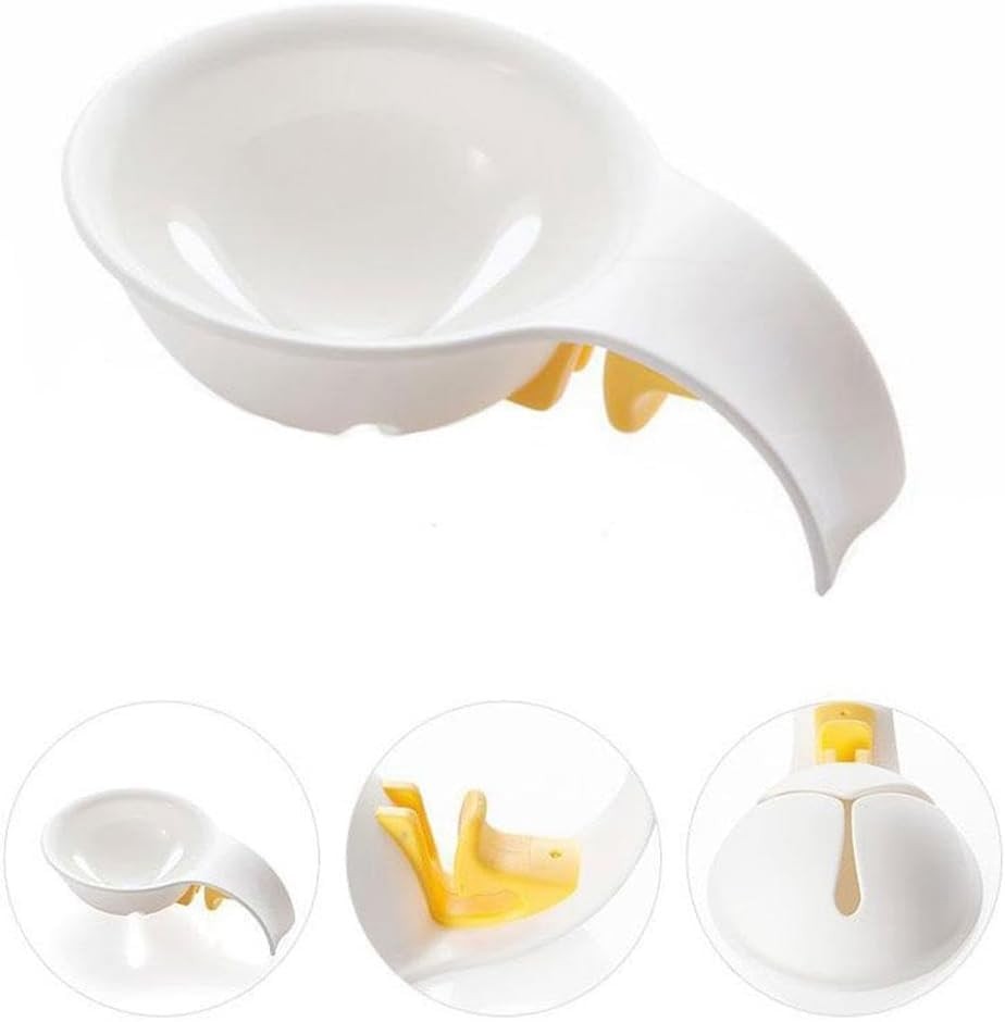 Egg Yolk Separator, for Baking Cakes Egg Separator for Raw Eggs,Plastic Egg