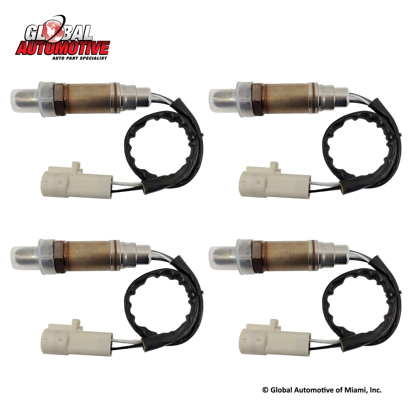 Set of 4 Motorcraft Oxygen O2 Sensor for 2001-2011 Ford Ranger V6 3.0L 4.0L
