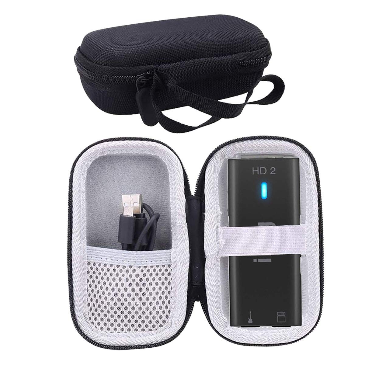 Hard Travel Case for IK Multimedia iRig 2/iRig HD 2 Guitar Interface Adaptor