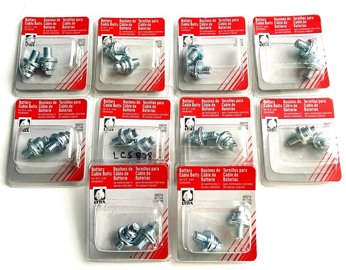 20 LYNX BY DEKA SIDE POST BATTERY TERMINAL OEM REPLACEMENT BOLTS #06074