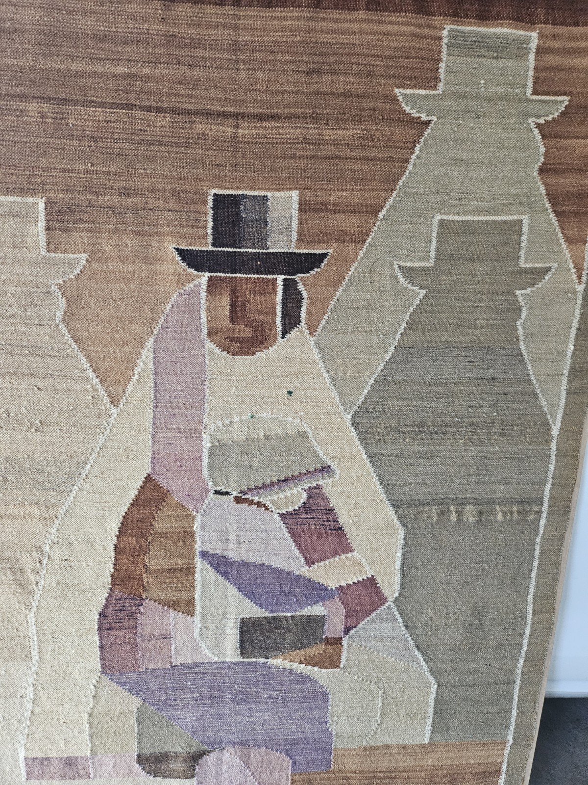 Saturnino Oncebay Hand-woven Vintage Peruvian Tapestry