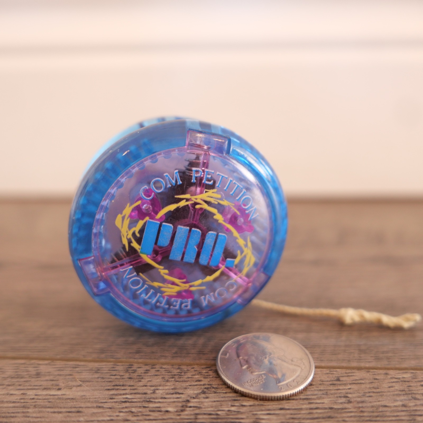 COM PETITION PRO Blue and Purple  Yo-yo Toy With String