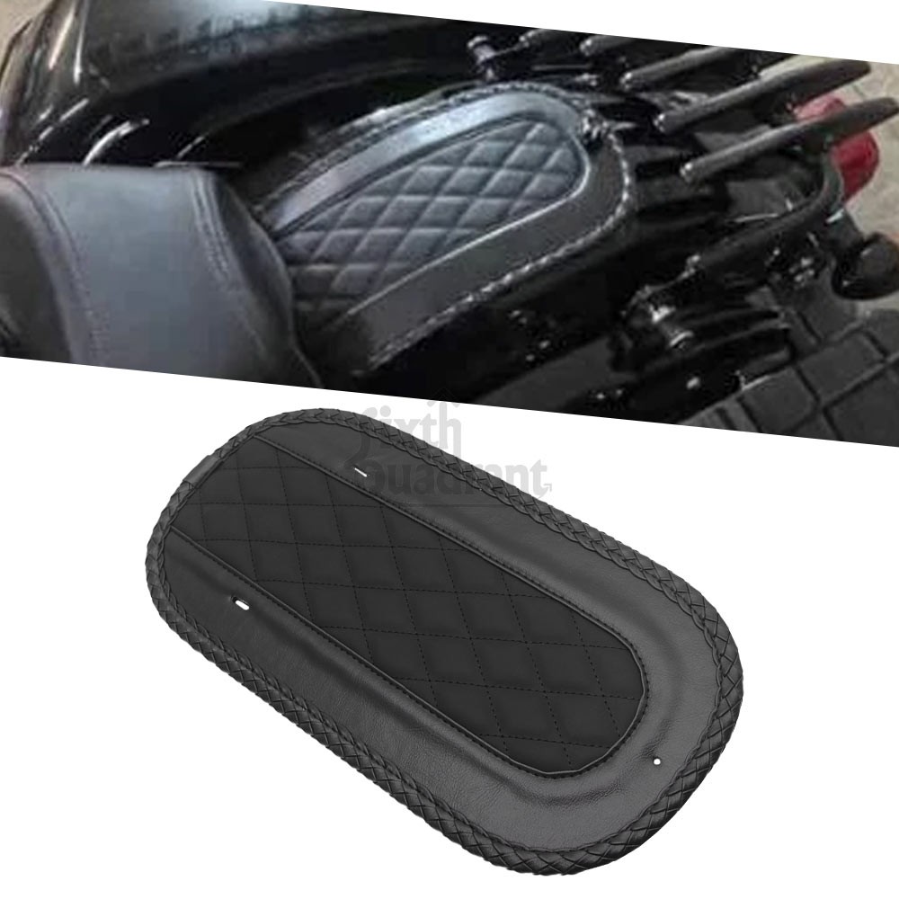 Black Rear Solo Seat Fender Bib For Harley Touring Electra Road Glide Road King