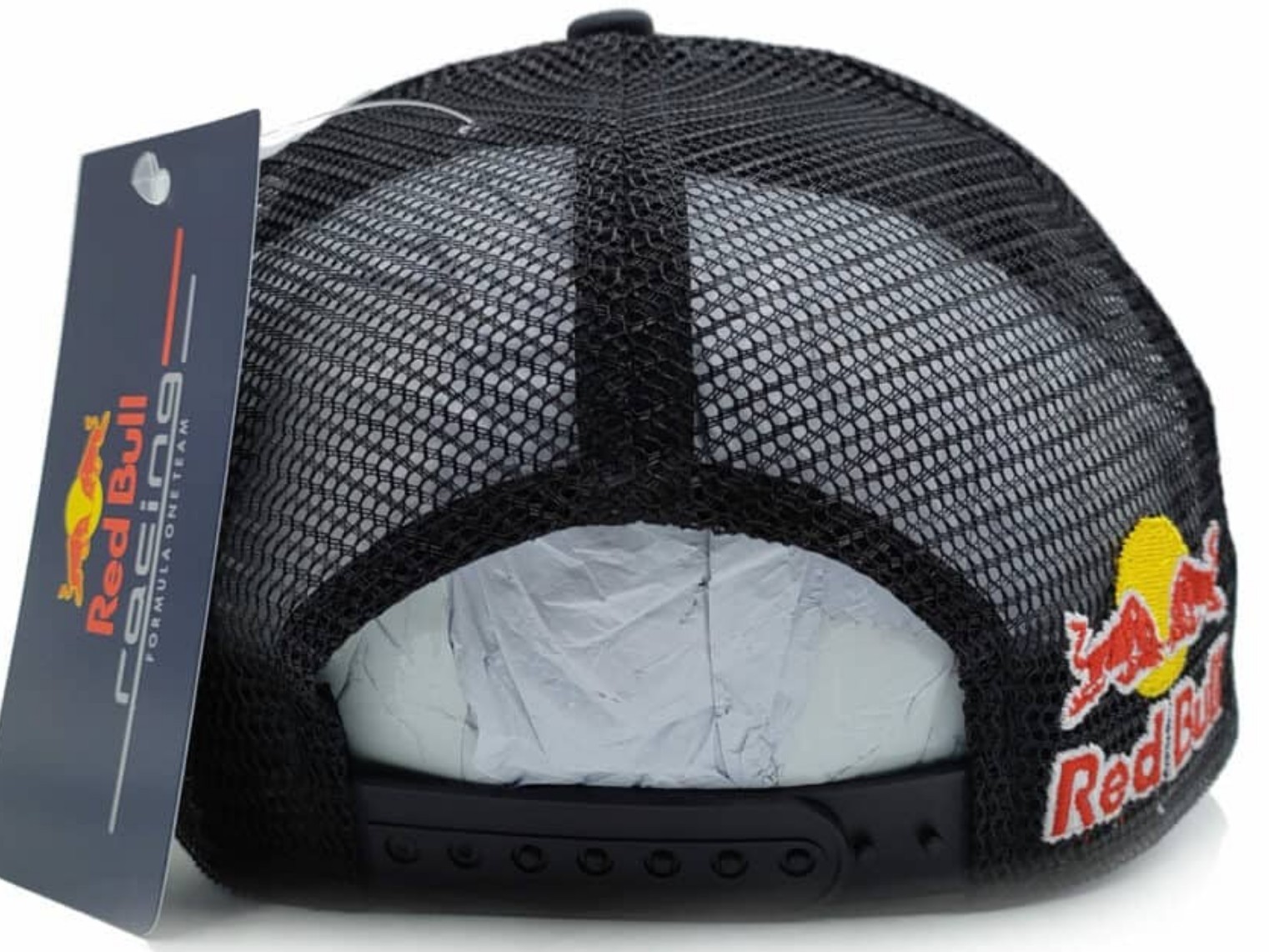 Navy +Navy Trucker Cap. 3-D Embroidery. Racing. F1. Motocross. MotoGP.Supercross
