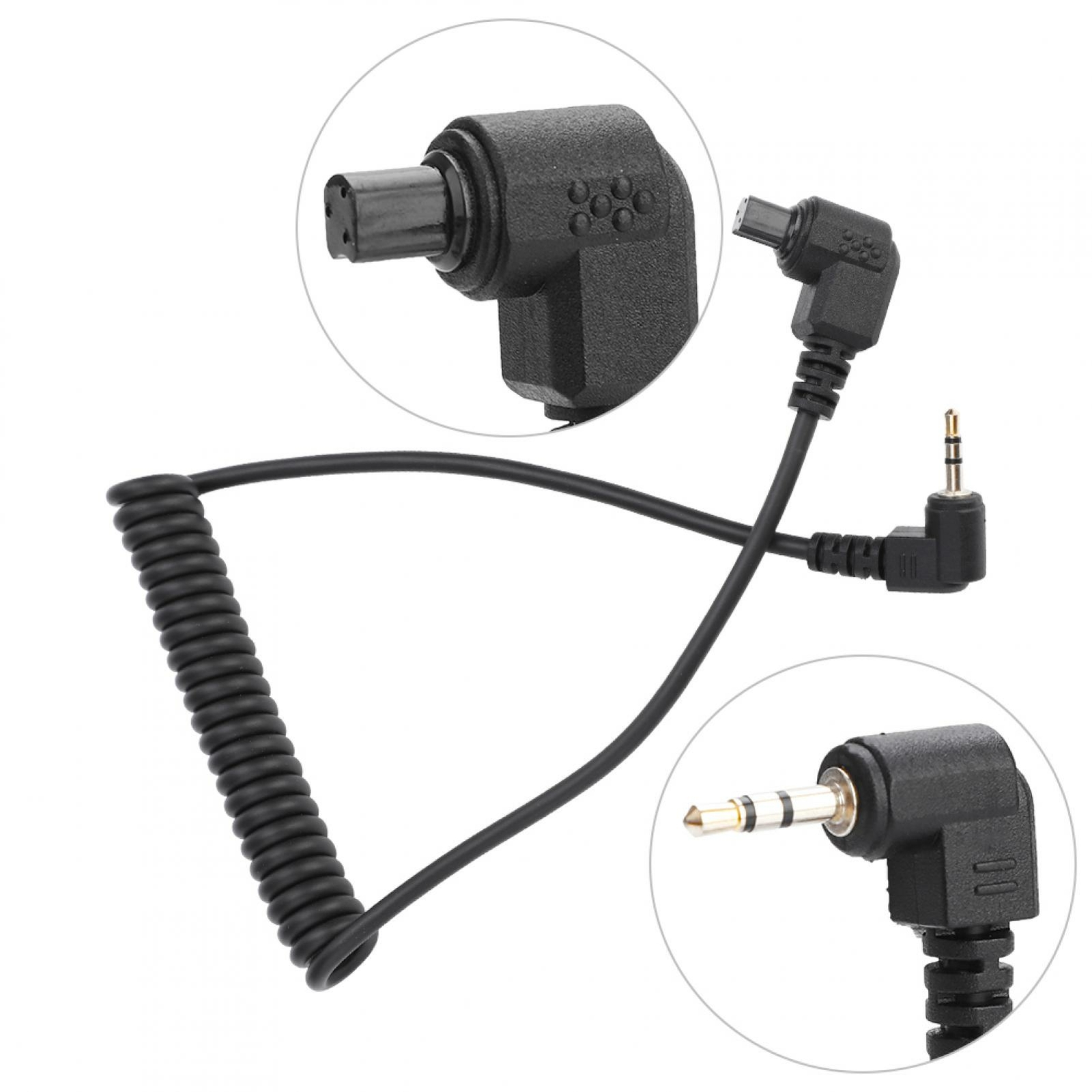 2.5mm Camera Remote Shutter Release Cable Cord for Canon 5D Mark III II 6D II 7D