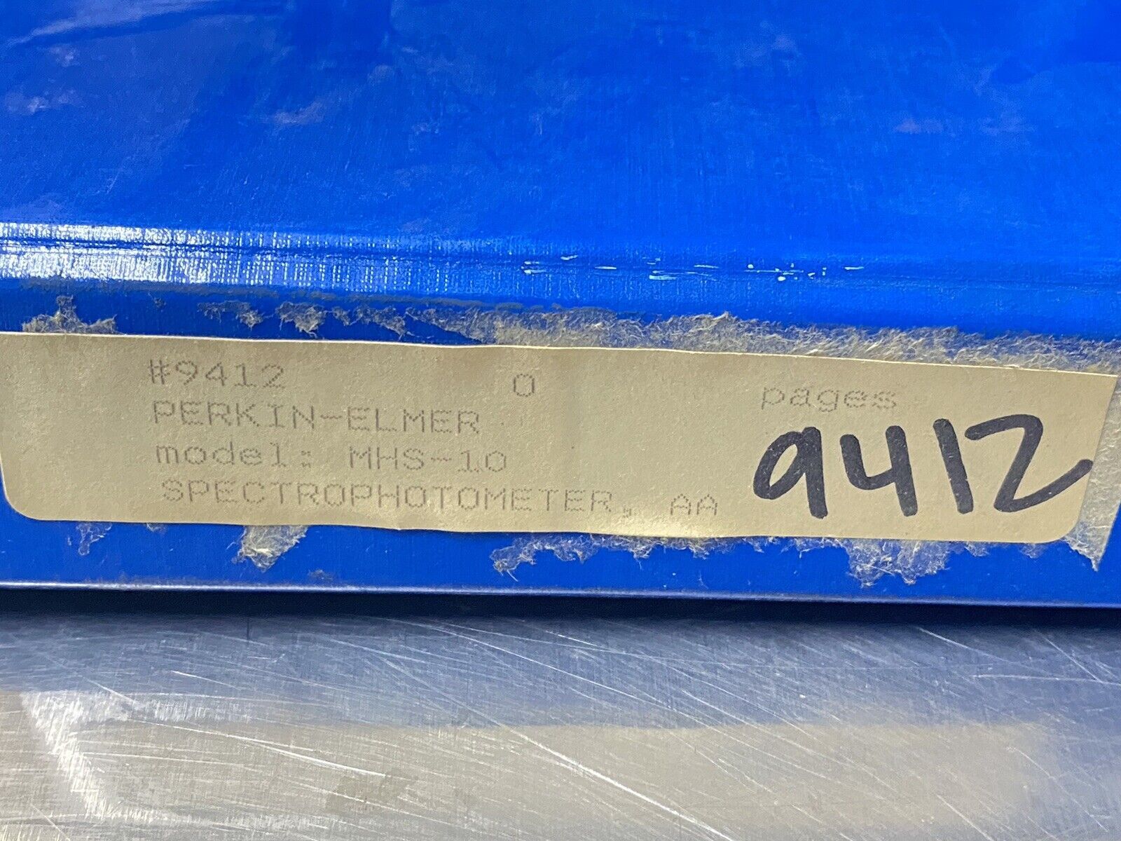 Perkin Elmer PE HS-6 Head Space Sampler - Users Guide / Manual