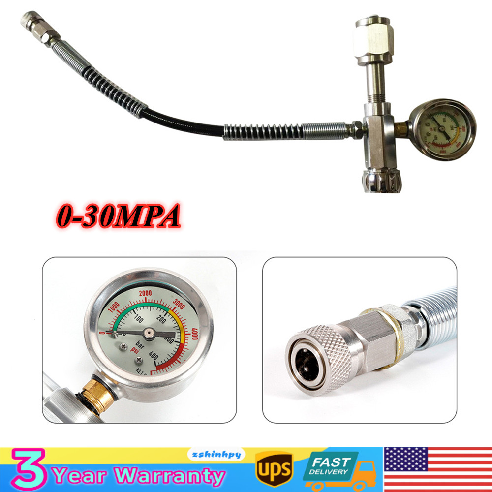 CGA347 Fill Station Kit SCBA Charging Adapter with 60cm Hose 0-6000PSI