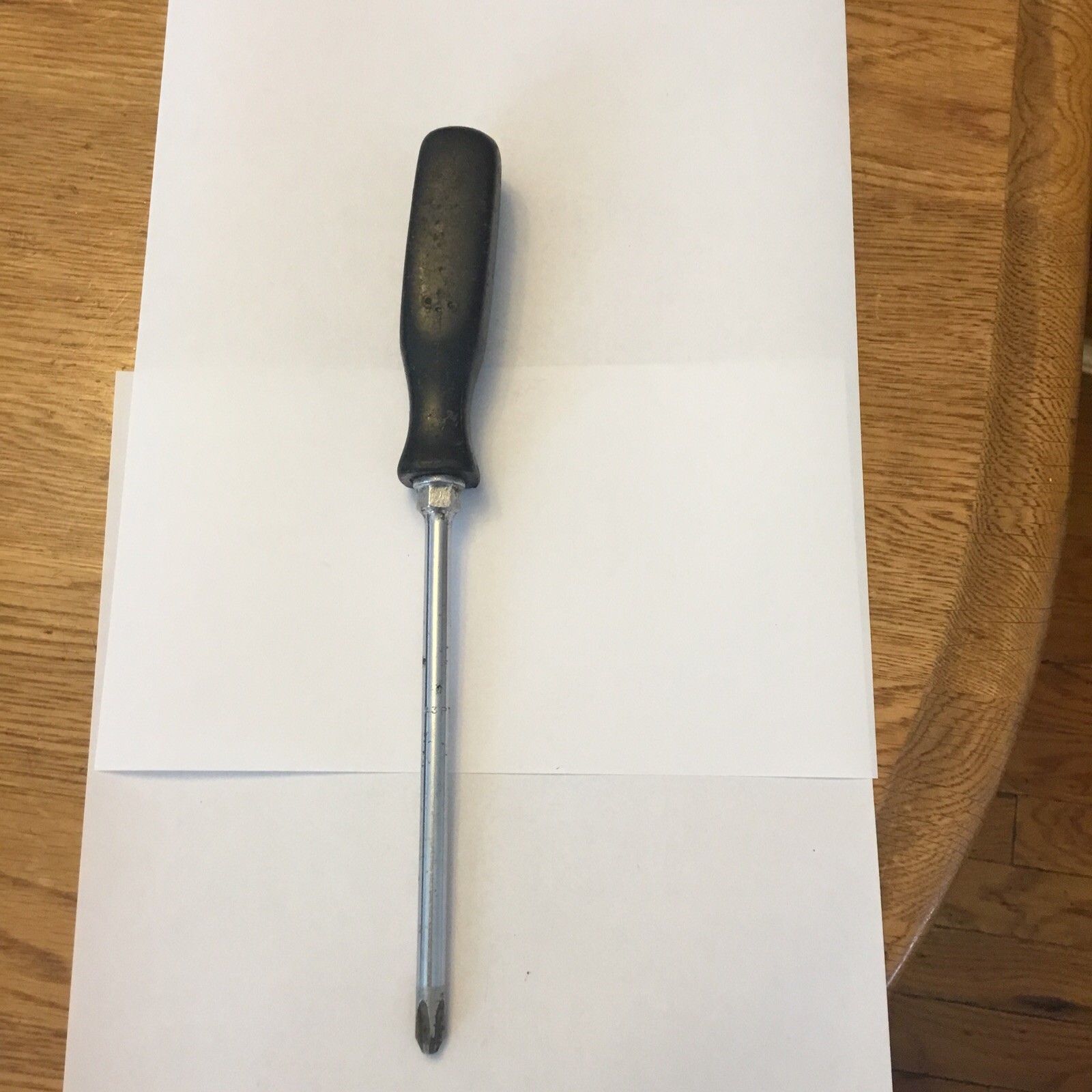 Snap On Tools USA Ssdp63 #3 Philips Screwdriver Black Hard Handle Used