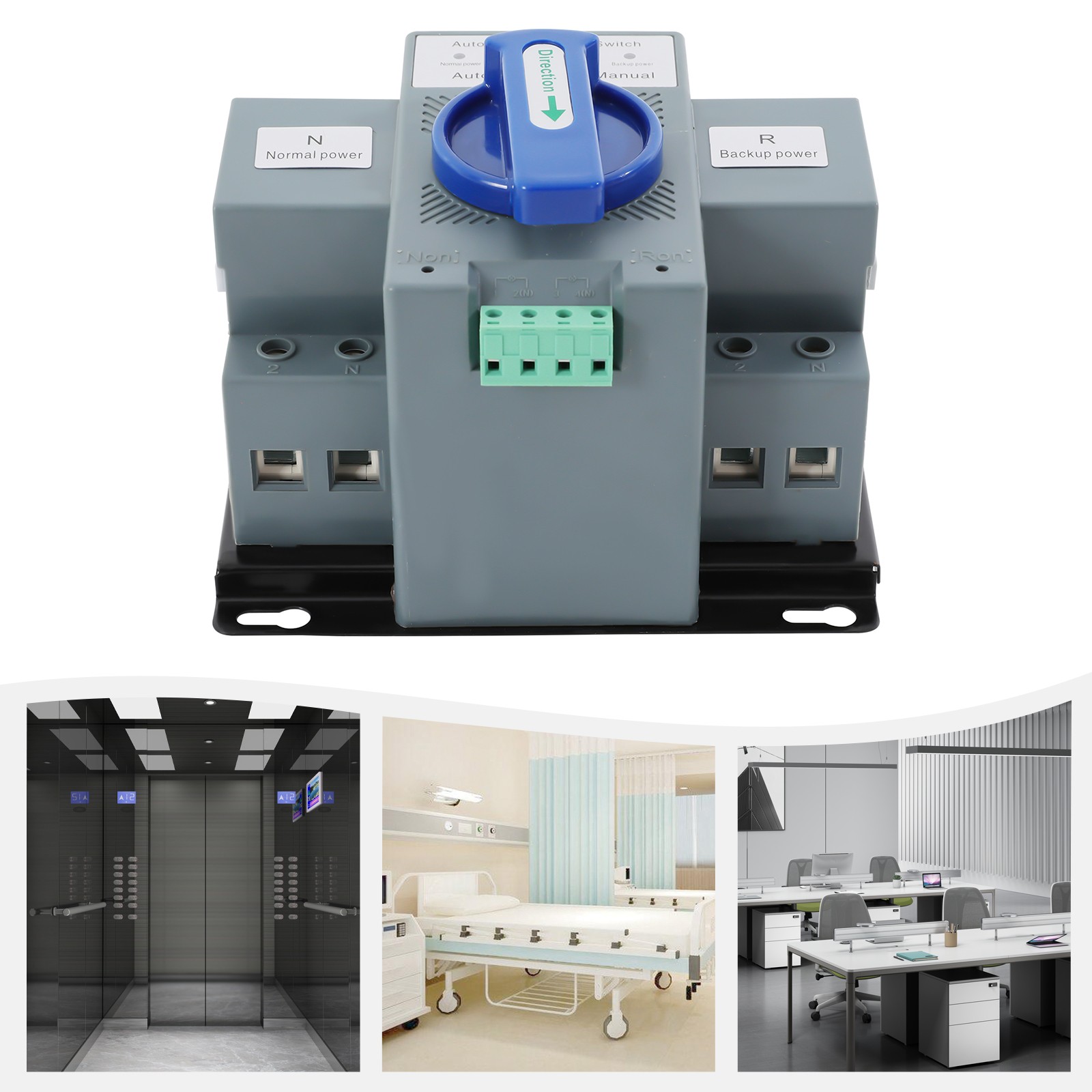 Double Power Automatic Change-over Switch Transfer Switch Changeover Switch 110V