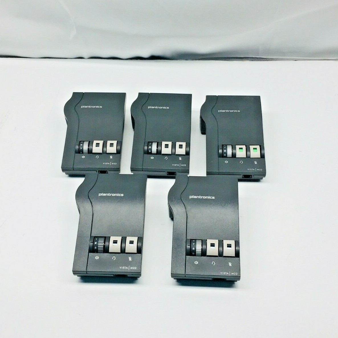 Plantronics Vista M22 Headset Amplifier Only ( lot of 5 )
