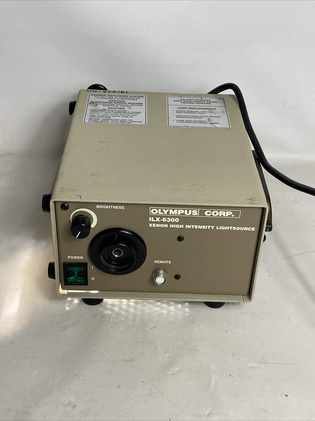 Olympus IXL-6300 Xenon High Intensity Lightsource Used