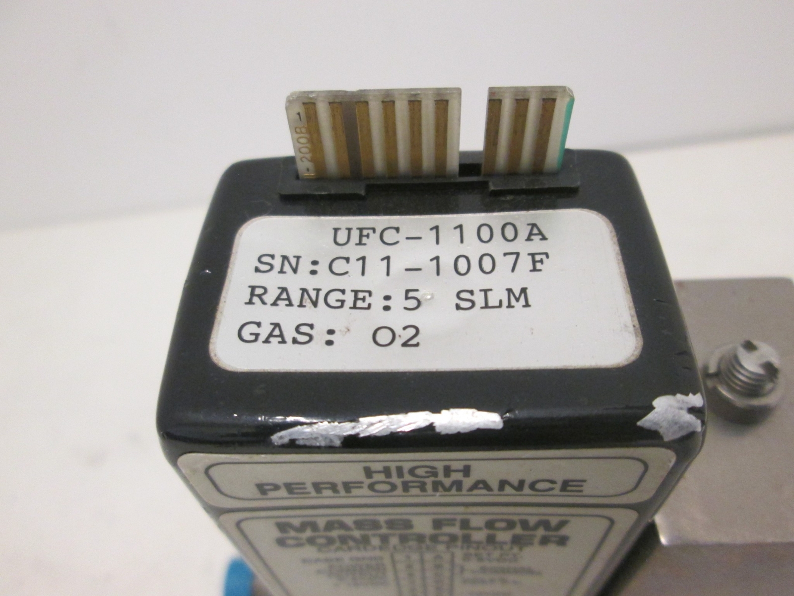 Unit UFC-1100A, Mass Flow Controller MFC, O2, 5 SLM, Used