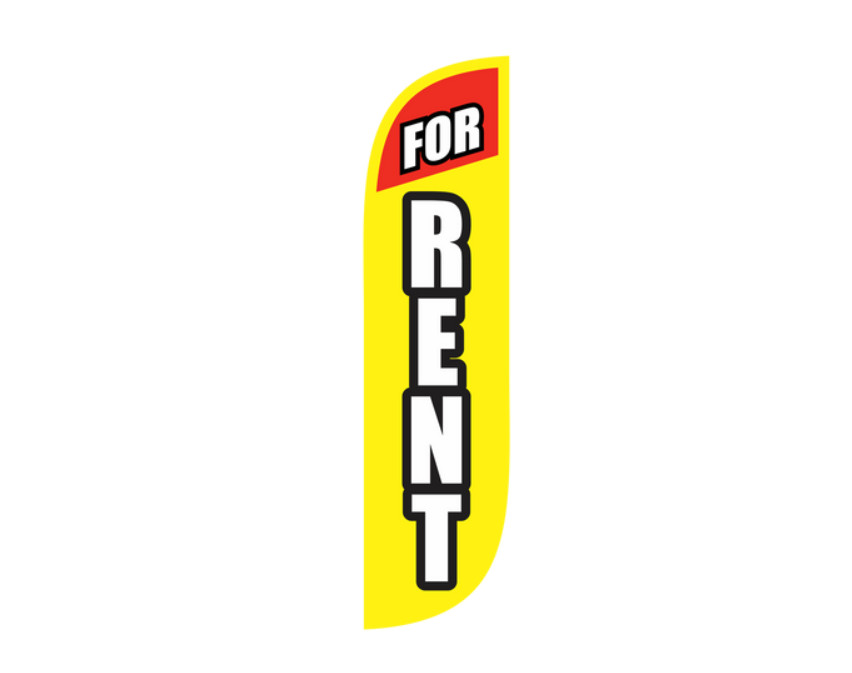 For Rent Windless Feather Flag Advertising Kit--Free Shipping!!
