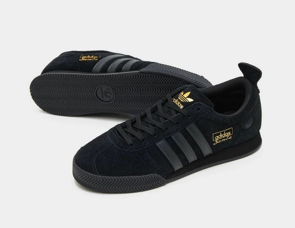 adidas Originals Men's Samba 62 Shoes in Black