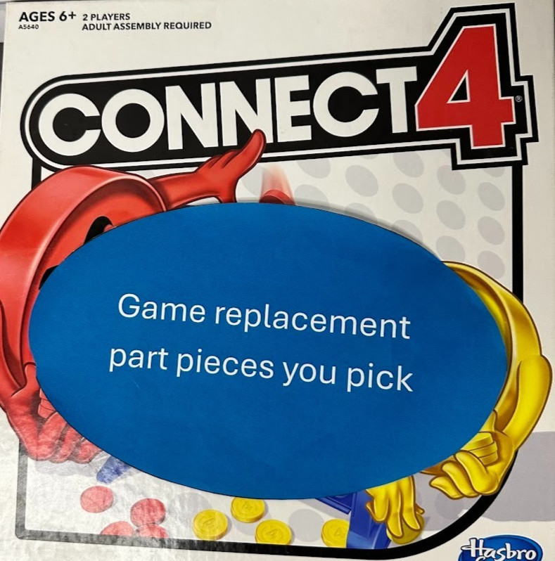 Connect Four Plastic Checkers 2016 Replacement Pieces You Pick