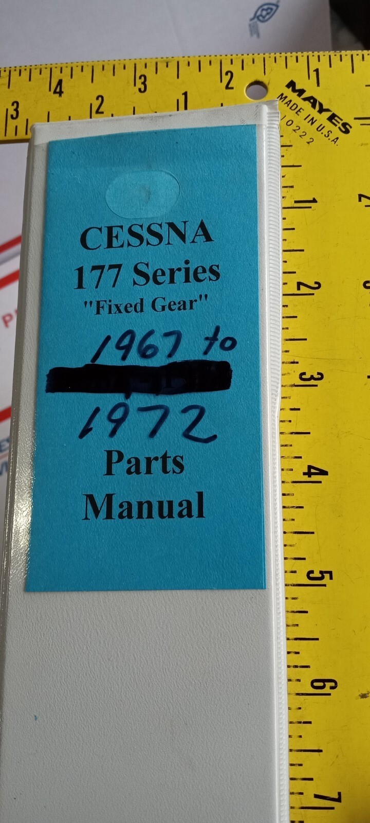 CESSNA 177 CARDINAL 1967 - 1972 Parts CATALOG   AIRCRAFT  AVIATION  USA
