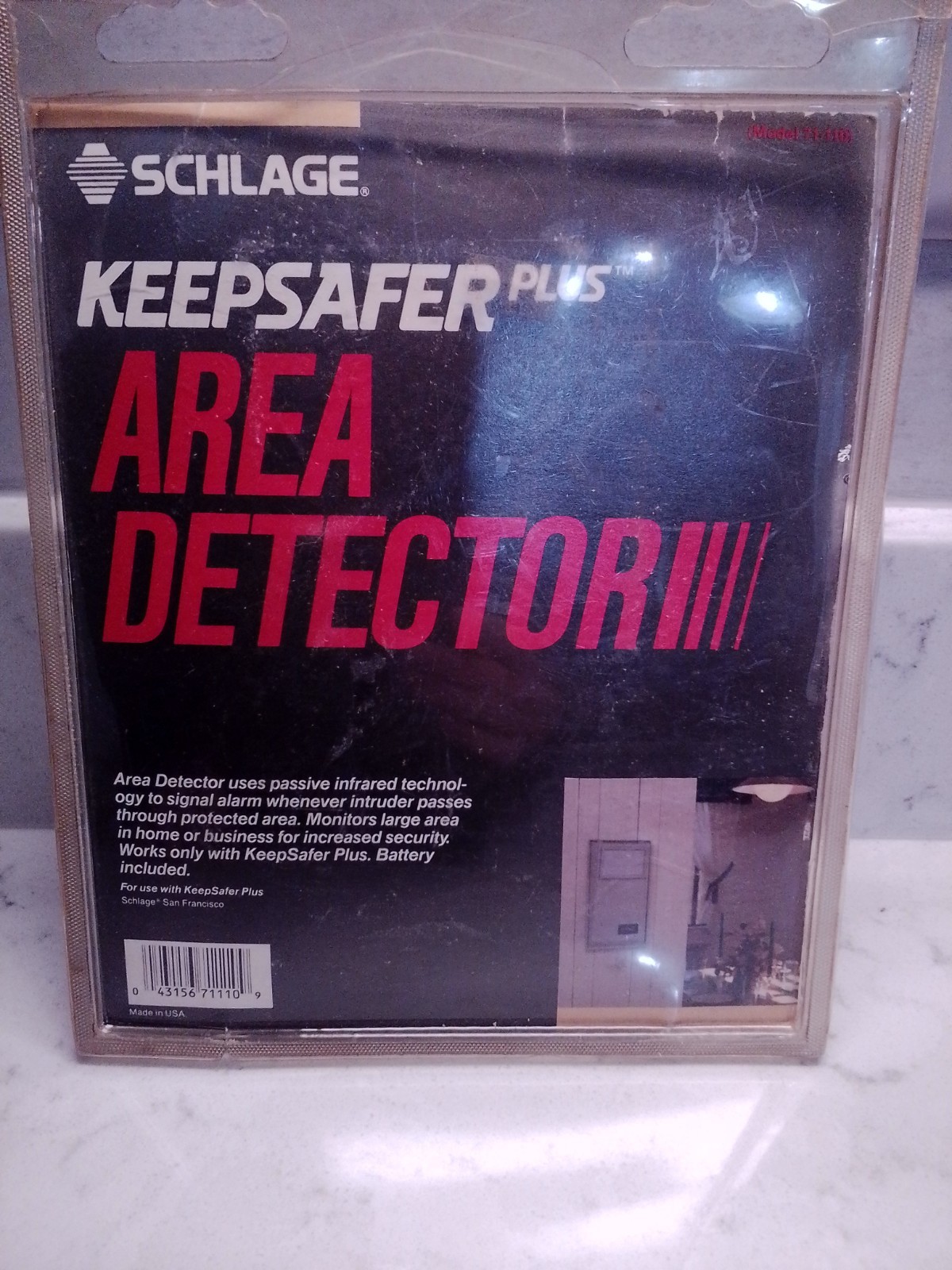 Schlage Keepsafer Plus Area Detector 71-110 New Sealed