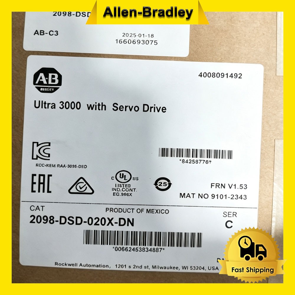 NEW 2098-DSD-020X-DN AB Ultra 3000 Servo Driver Free Shipping