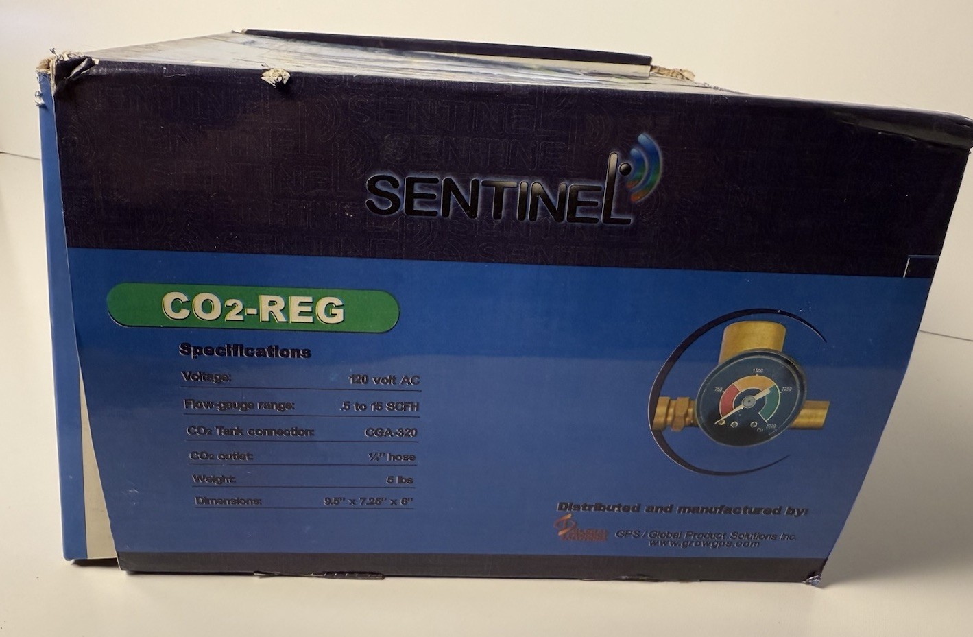 Sentinel CO2-REG Regulator System Original Box Used Tested Working