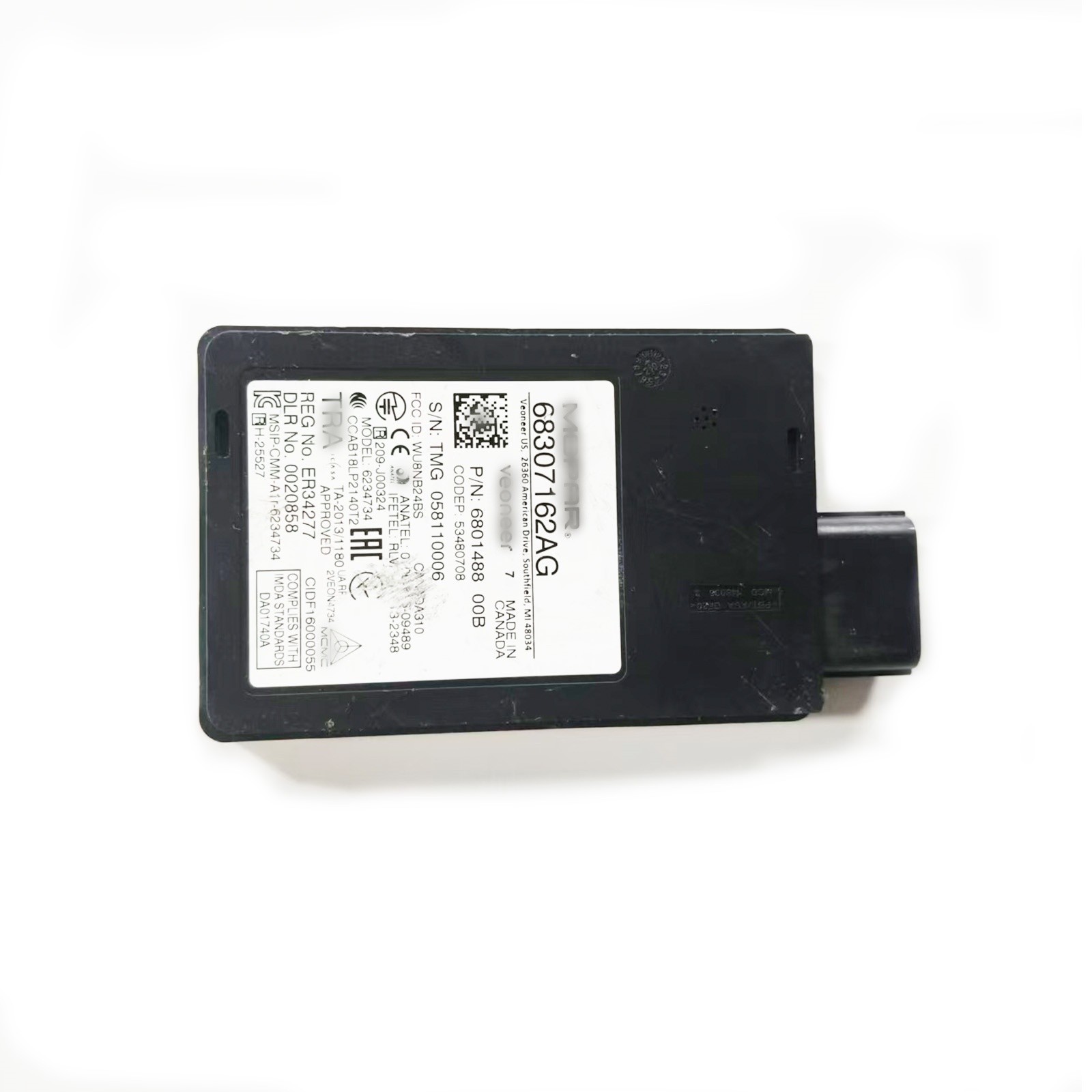 OEM 68307162AG Sensor-Blind Spot Detection For 2019-2023 Jeep Cherokee