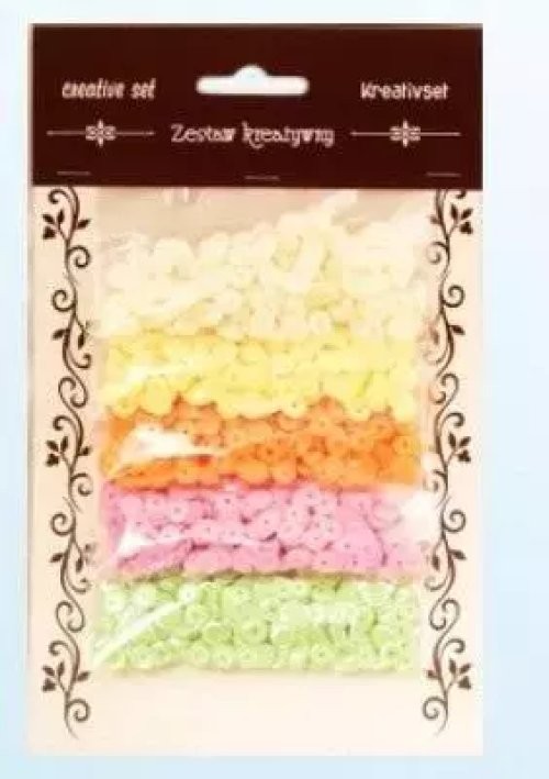 5900950539061 Zestaw cekiny wiosenne 6mm 30g Galeria Hobby