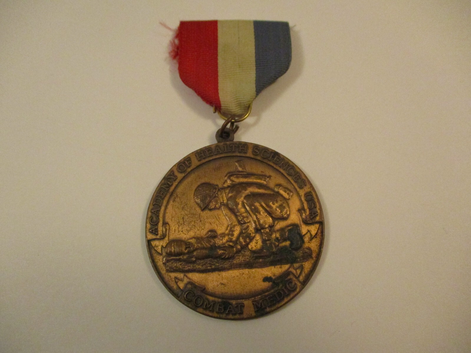 Vintage Academy of Health Sciences Combat Medal Award Ribbon Bronze