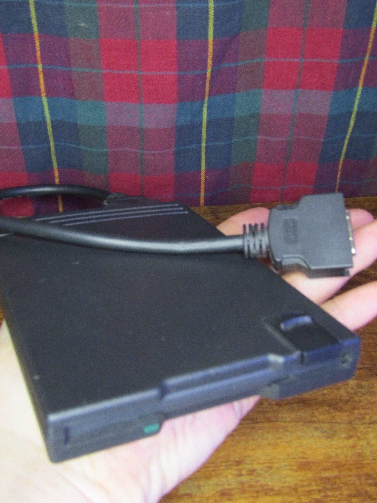IBM USB external floppy disk drive, likely the FDD-101 model
