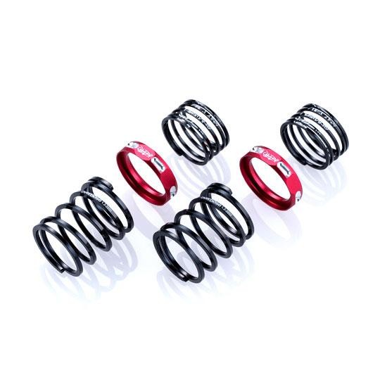 Overdose OD4003 4Edge Twin Spring 1.2-2060 (1.2mm/6.0T/20mm) Red Drift New