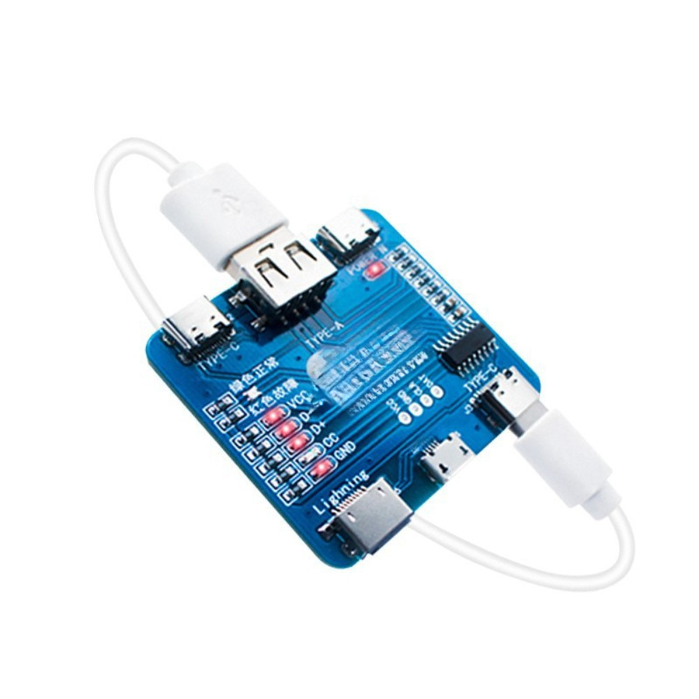 Compact USB Cable Inspector for Fast Charging and Data Transmission Testing