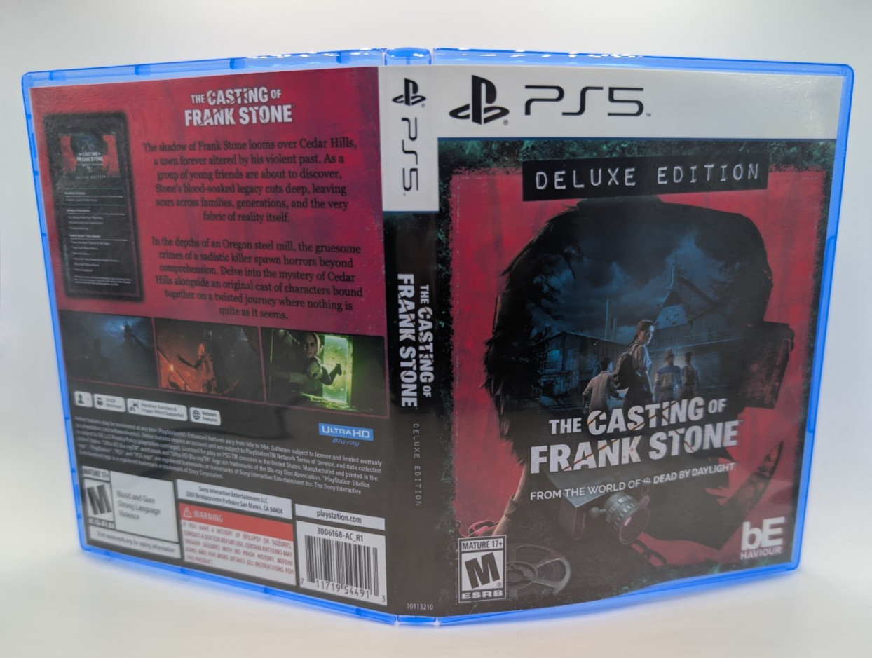 The Casting of Frank Stone Dead By Daylight - PS5 Empty Game Case (No Game)