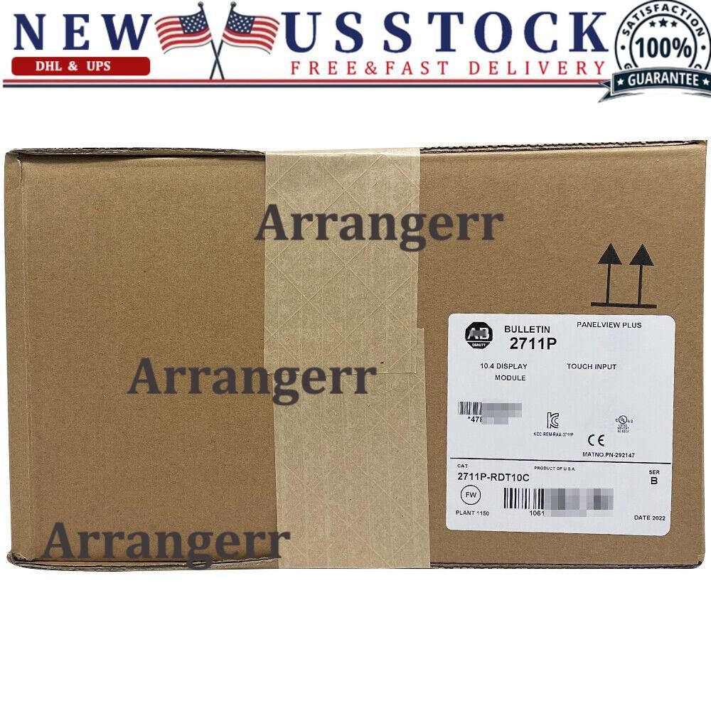 Sealed Allen-Bradley 2711P-RDT10C Pl 1000 Color Touch Display Module US Free Tax