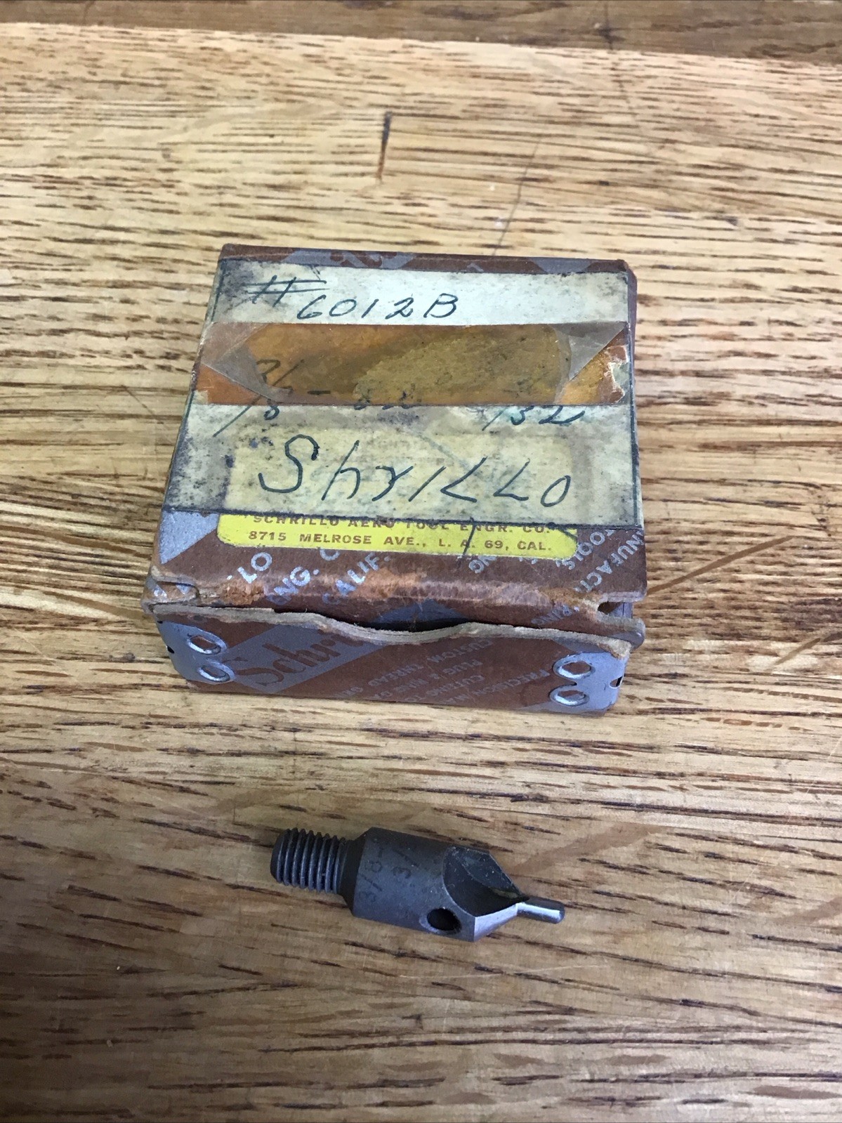 (1) Threaded Shank Stop Countersink 3/8" 82°  E/32” Schrillo Cat#6012-B