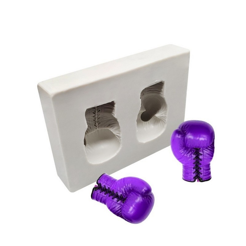 Boxing Gloves Chocolate Fondant Resin Silicone Mold - Cavities 1.37"