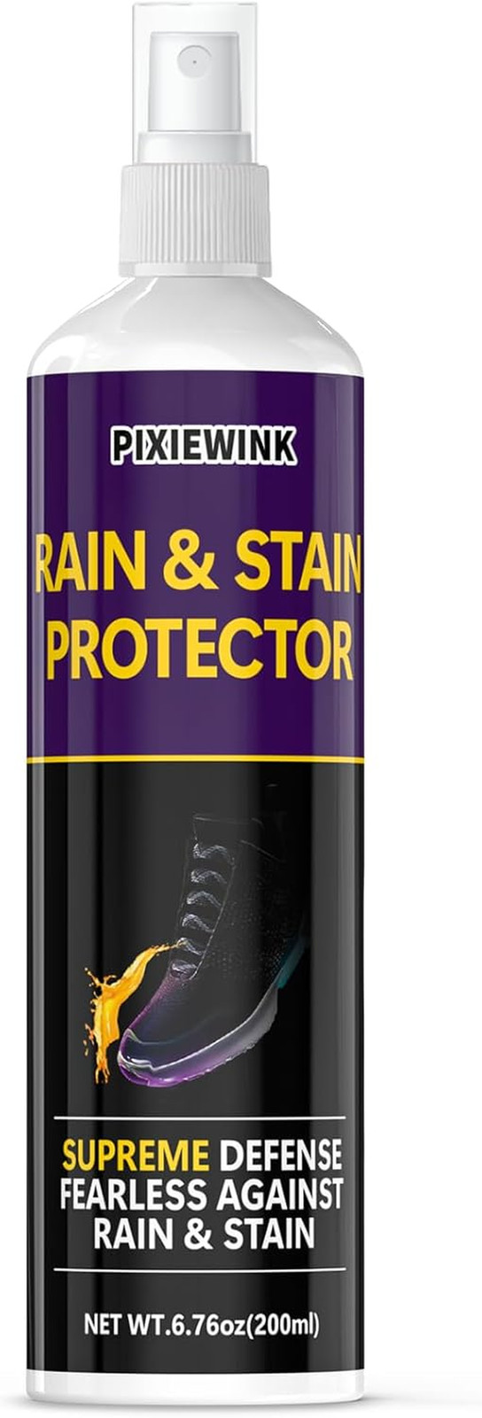 Shoe Protector Spray 6. 76 Fl Oz - Waterproof Suede & Leather Shoe Spray for Sne
