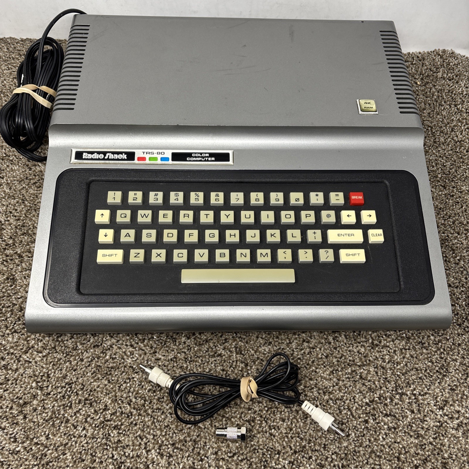 Used Tested- Radio Shack TRS-80 Color Computer 16k Upgrade Tested