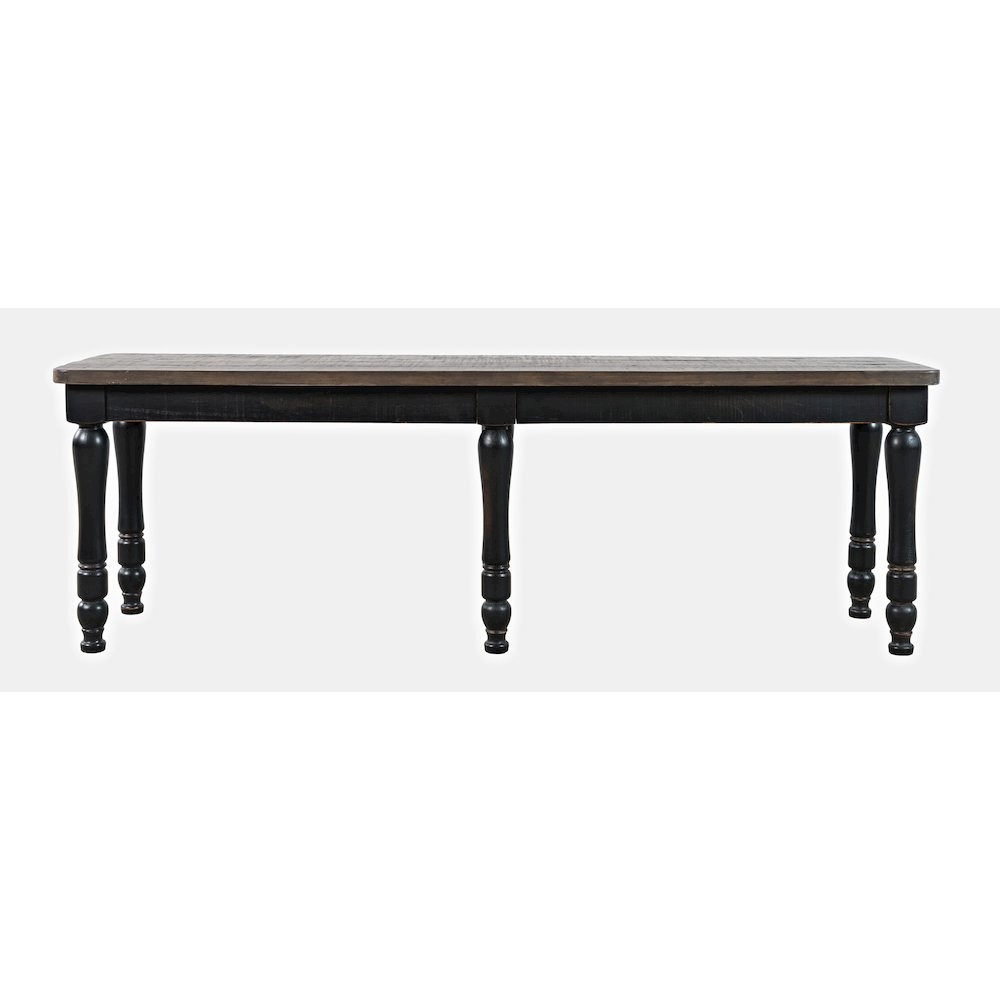 Madison County Rustic Reclaimed Solid Wood Farmhouse 54" Dining Bench