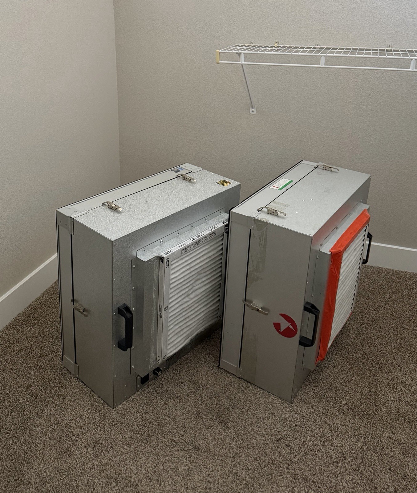 2x2ft FFU Fan Filter Unit H14 HEPA 99.999% @ 0.3um Lot Of 2